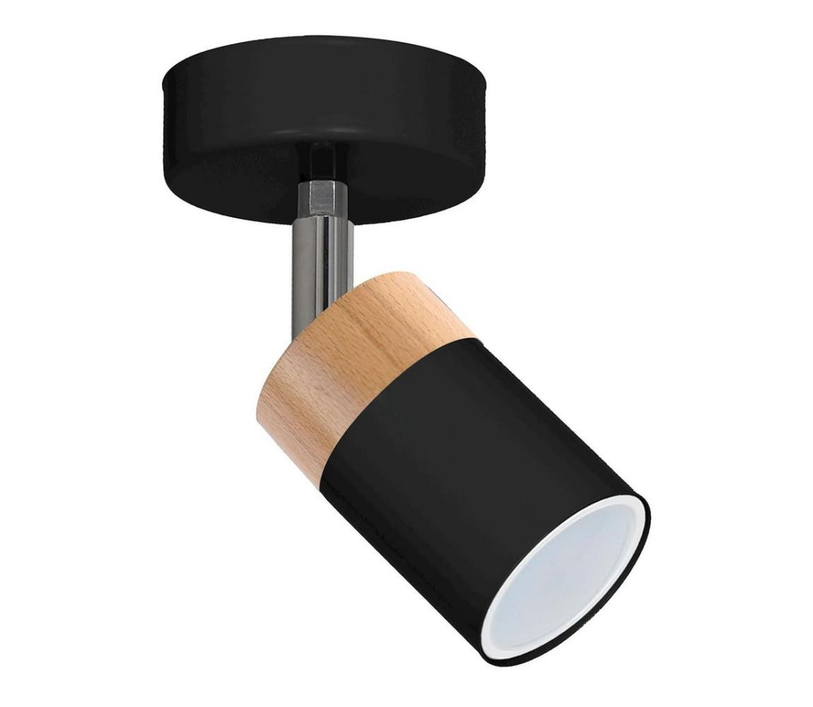 Bodové svítidlo JOKER BLACK WOOD 1xGU10/8W/230V