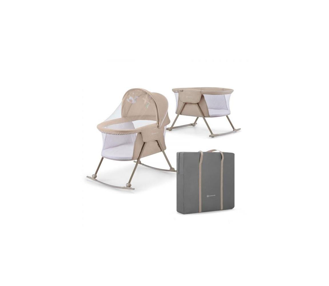 Kinderkraft KINDERKRAFT - Postýlka dětská 3v1 LOVI béžová