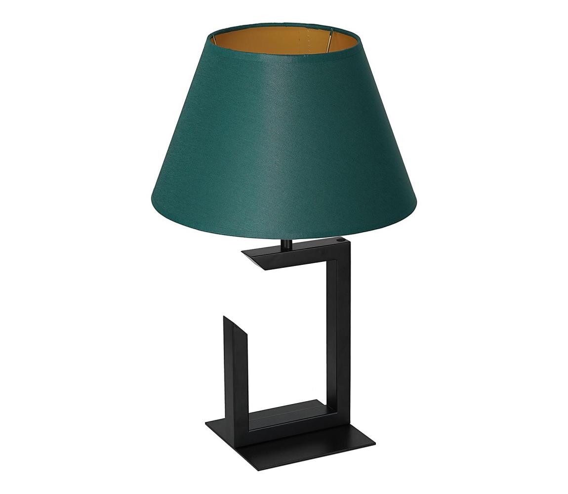 Stolní lampa 1xE27/60W/230V 45 cm zelená/zlatá