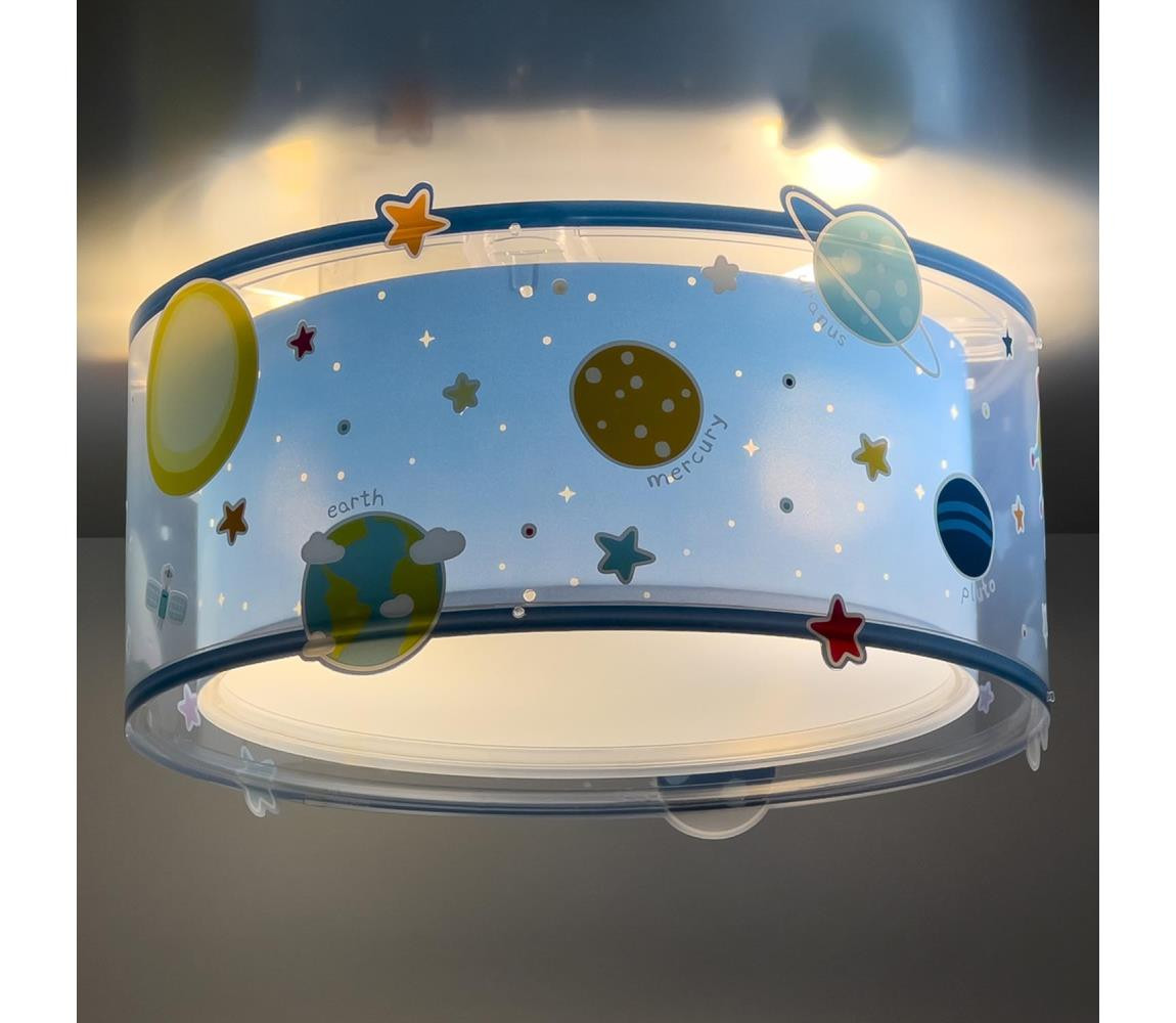 Dalber Dalber 41346 - Dětské stropní svítidlo PLANETS 2xE27/60W/230V