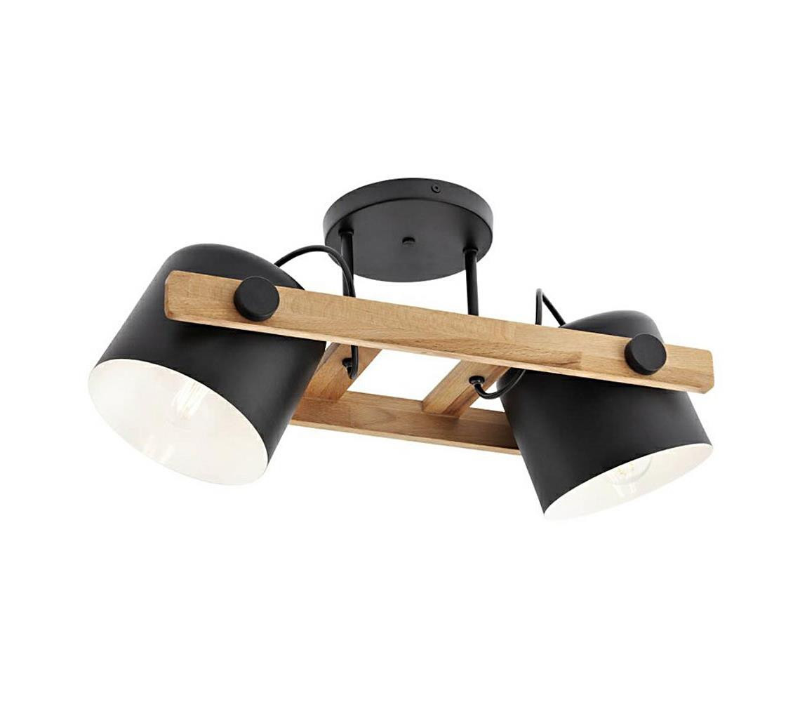 Redo Redo 01-2400 - Stropní svítidlo POOH 2xE27/42W/230V buk