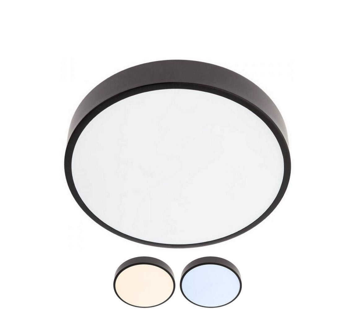 Redo Redo 05-930 - LED Stropní svítidlo KNOB LED/24W/230V 3000K-6500K 30 cm černá