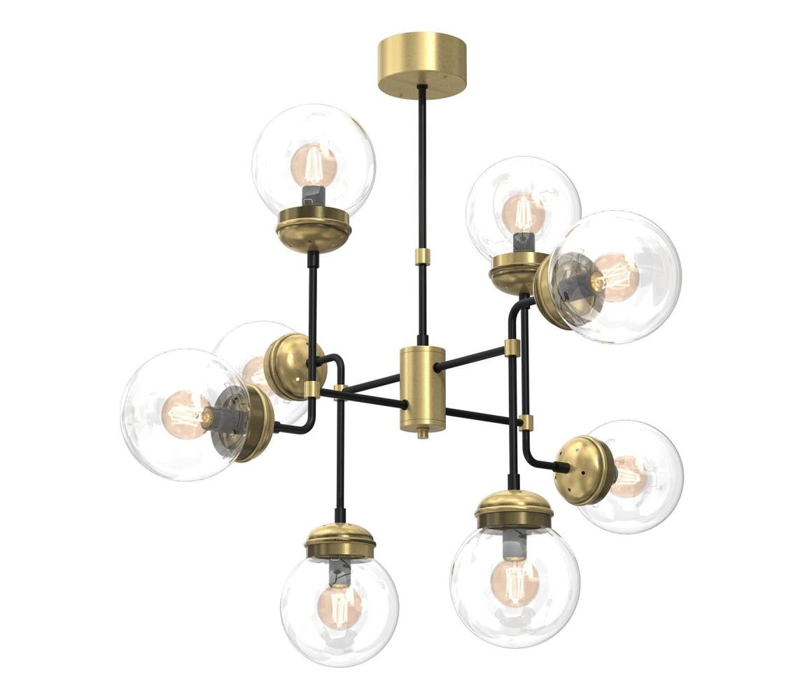 Lustr na tyči HYDRO 8xE14/60W/230V