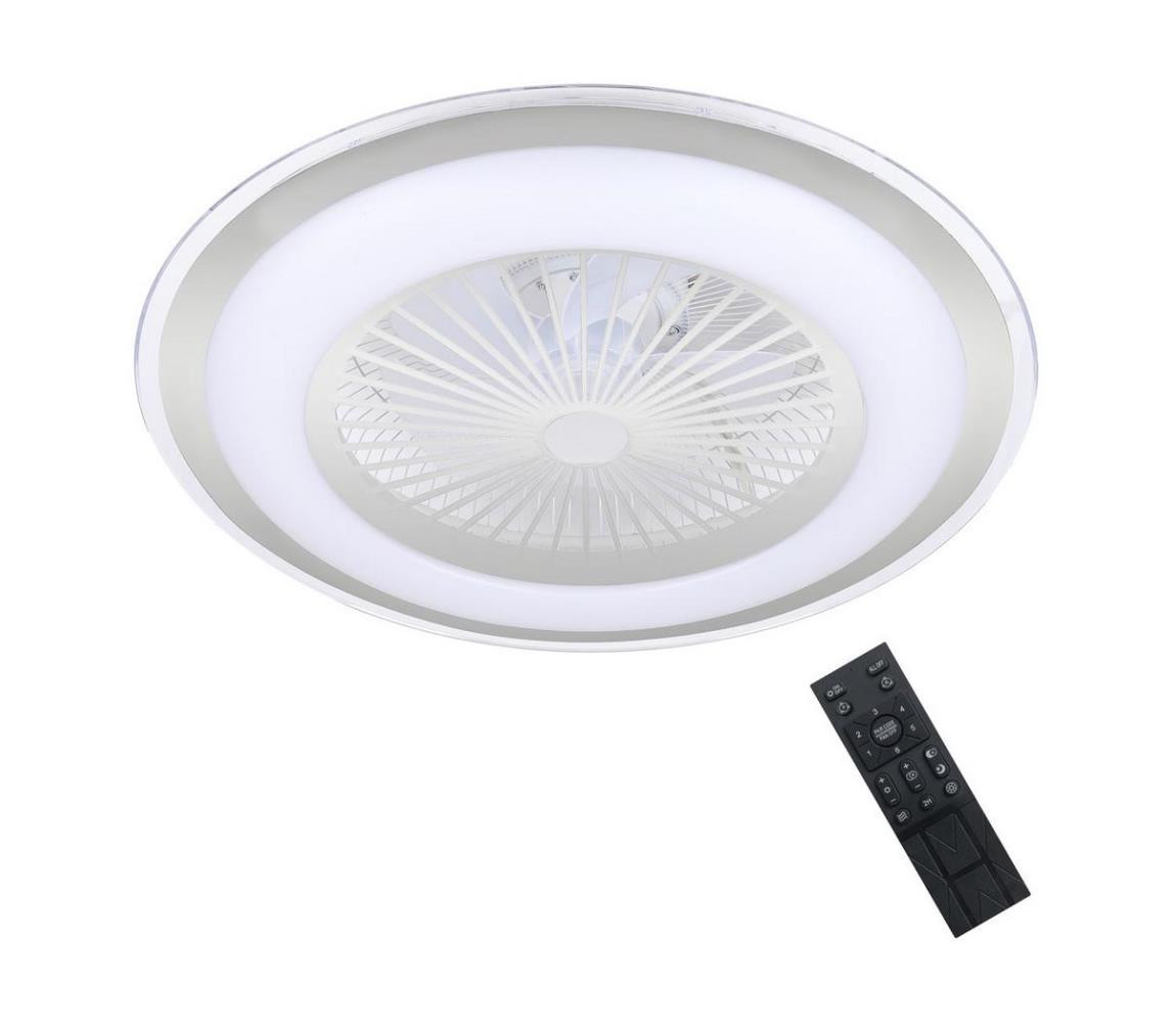 LED Stmívatelné stropní svítidlo s látorem ZONDA LED/48W/230V stříbrná + DO
