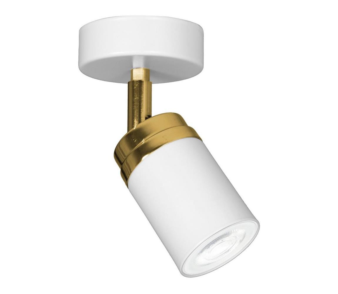 Bodové svítidlo RENO 1xGU10/8W/230V bílá/zlatá