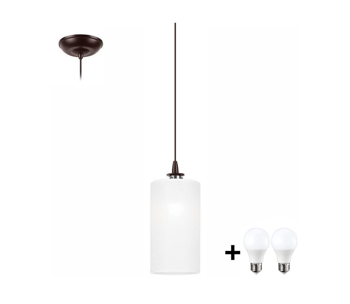 LED Lustr na lanku NOEL MINI 1xE27/60W/230V bílá