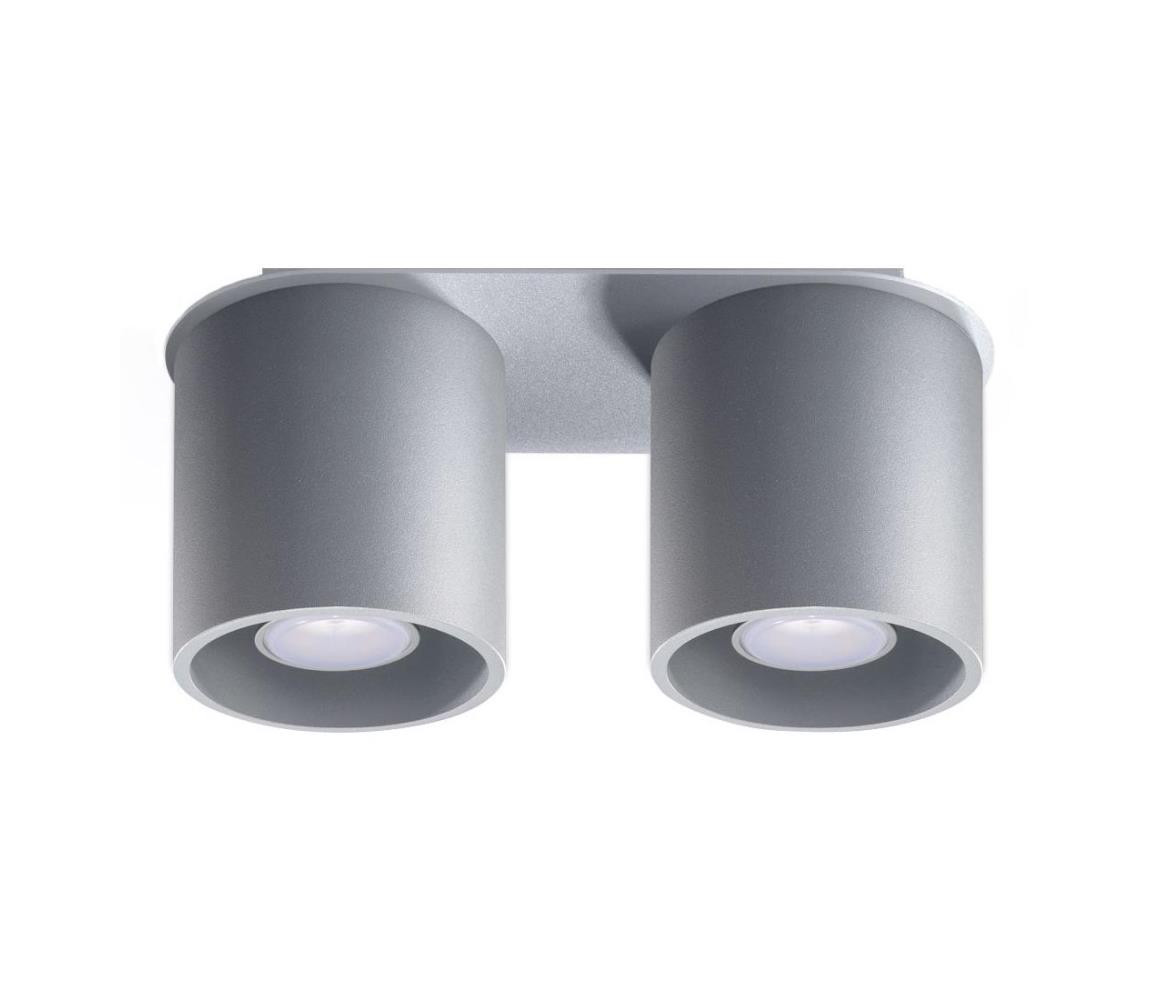 SL.0055 - Bodové svítidlo ORBIS 2 2xGU10/40W/230V šedá