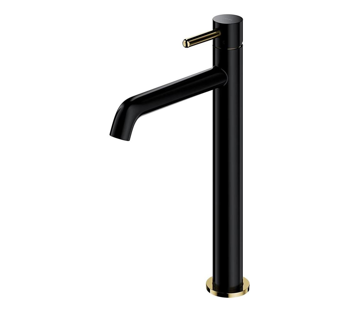 OMNIRES OMNIRES Y1212BLGL - Umyvadlová baterie Y 30,8 cm polomatná černá/lesklá zlatá