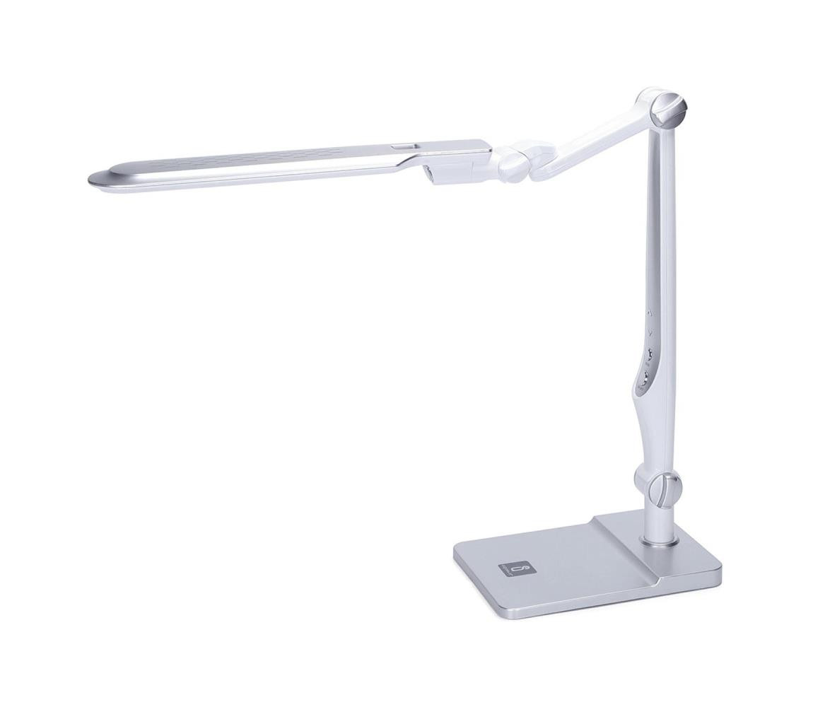 B.V.  - LED Stmívatelná dotyková stolní lampa LED/9W/230V 3000/6500K stříbrná