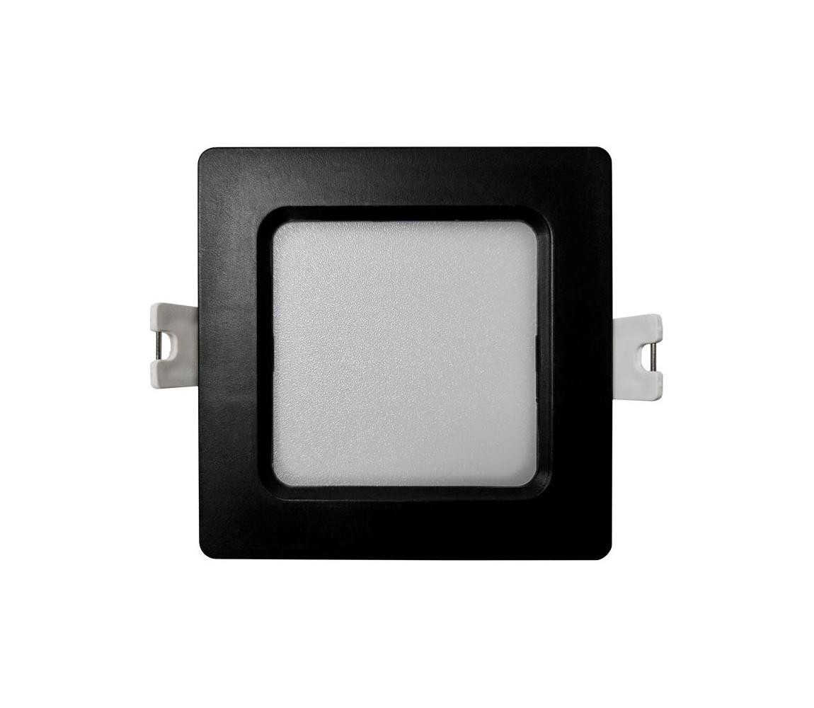 LED Podhledové svítidlo SQUARE LED/3W/230V 4000K 9x9 cm černá