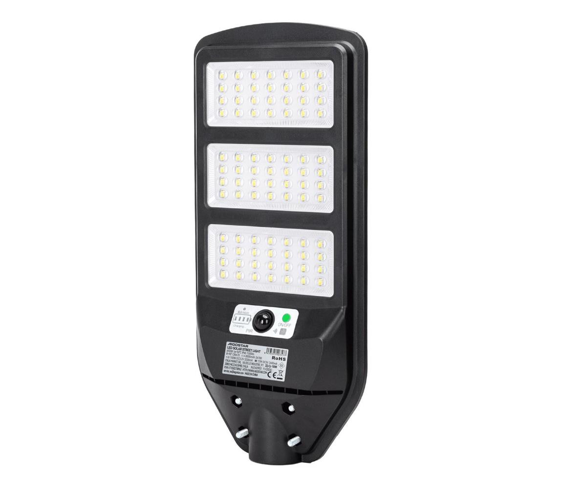 B.V.  - LED Solární pouliční lampa se senzorem LED/150W/3,2V+ DO