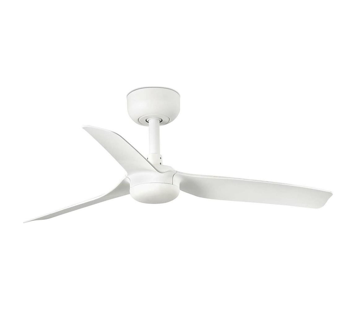 FARO Barcelona FARO 33820WT-Stropní látor MINI PUNT S bílá pr. 90 cm WT + dálkové ovládání