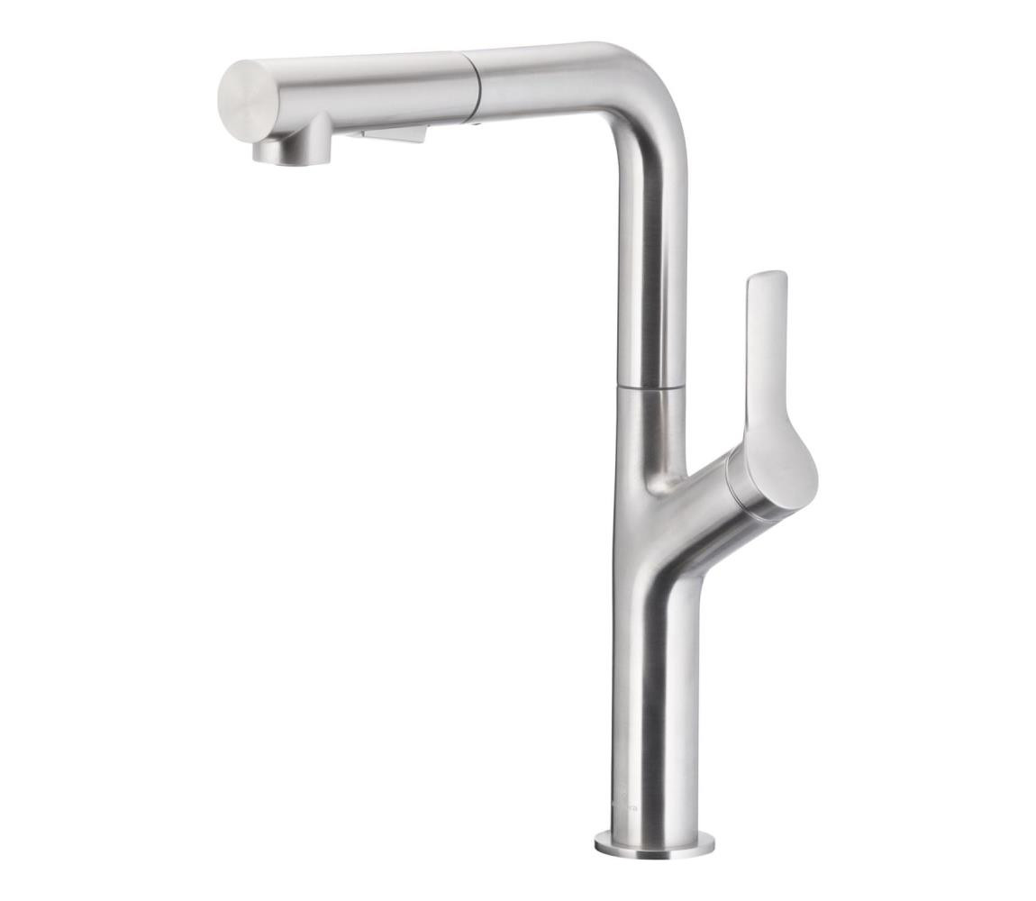 KFA Armatura KFA Armatura 6623-220-22- Dřezová baterie s vytah. sprškou DUERO DESIGN nerez