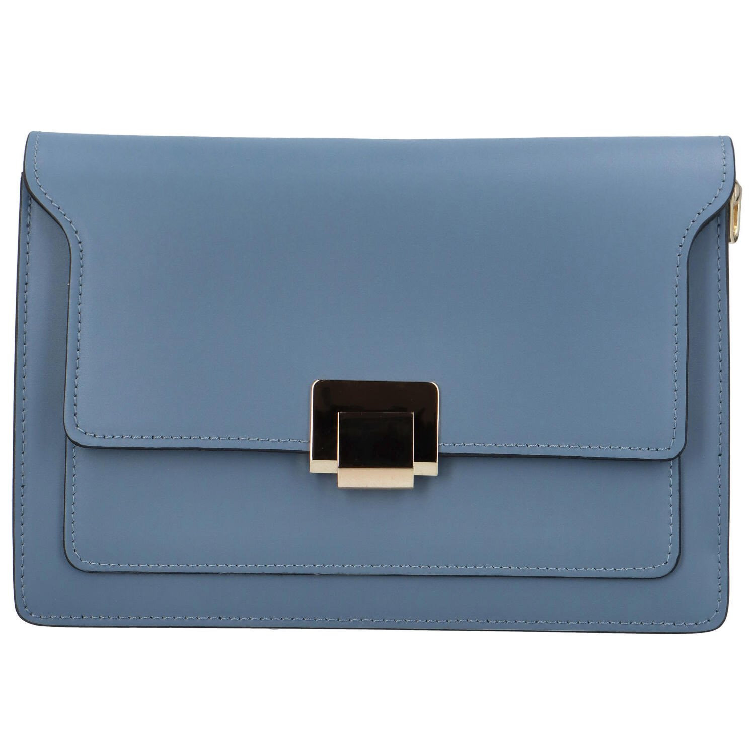 Dámská kožená crossbody modrá - Delami Lilly modrá