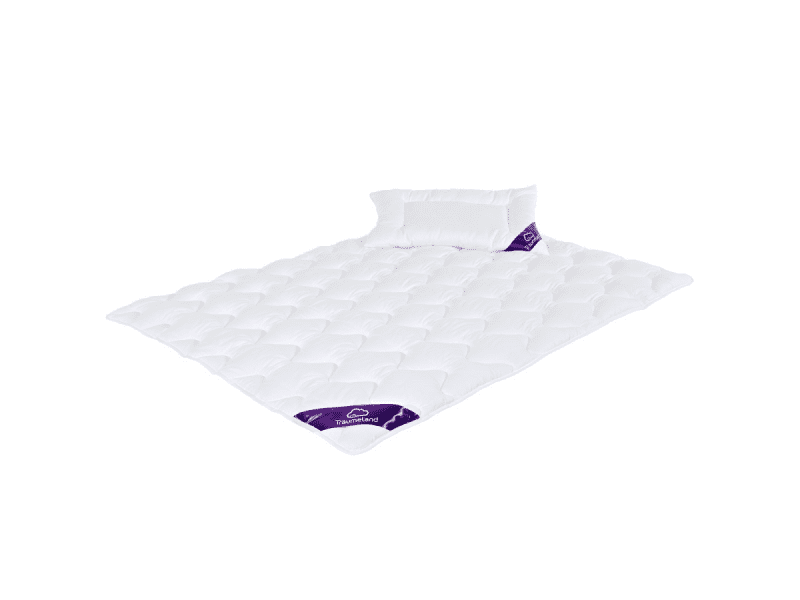 Träumeland Peřina+polštář set kolébka Märchenweich 80x80 cm + 35x40 cm