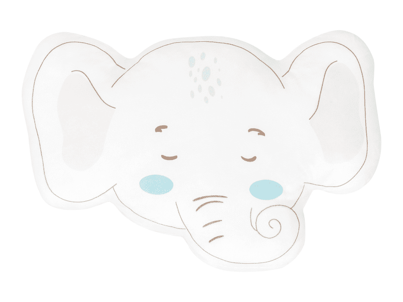 KikkaBoo Polštářek plyšový Elephant Time