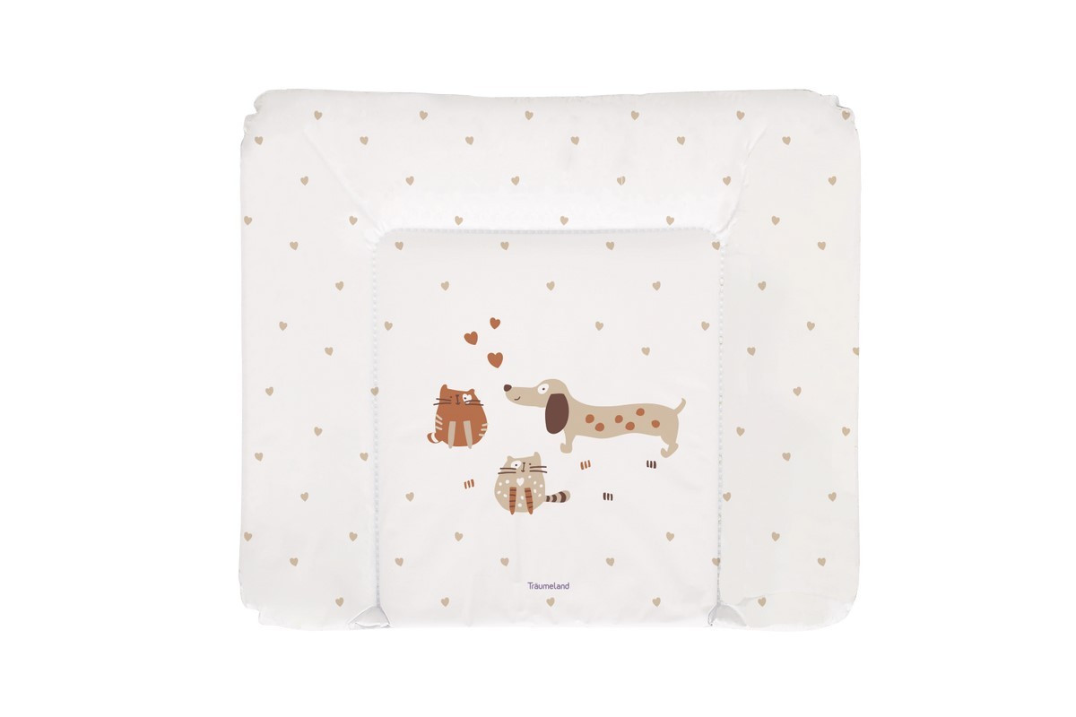 TRÄUMELAND přebalovací podložka Cats&Dogs 75 x 85 cm