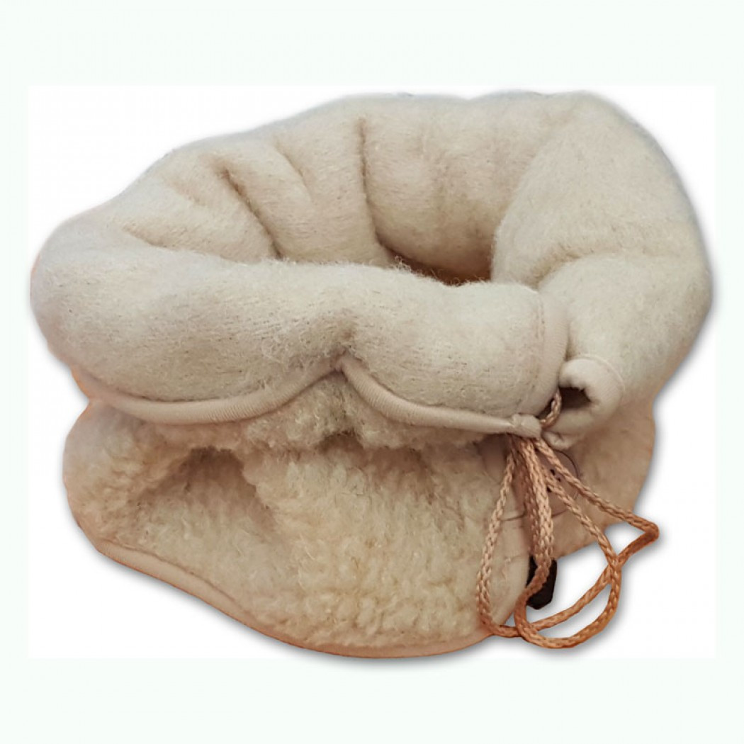 Ovčí věci Nákrčník z ovčí vlny Barva: béžová