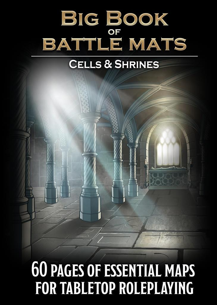 Loke Battle Mats Big Book of Battle Mats - Cells & Shrines