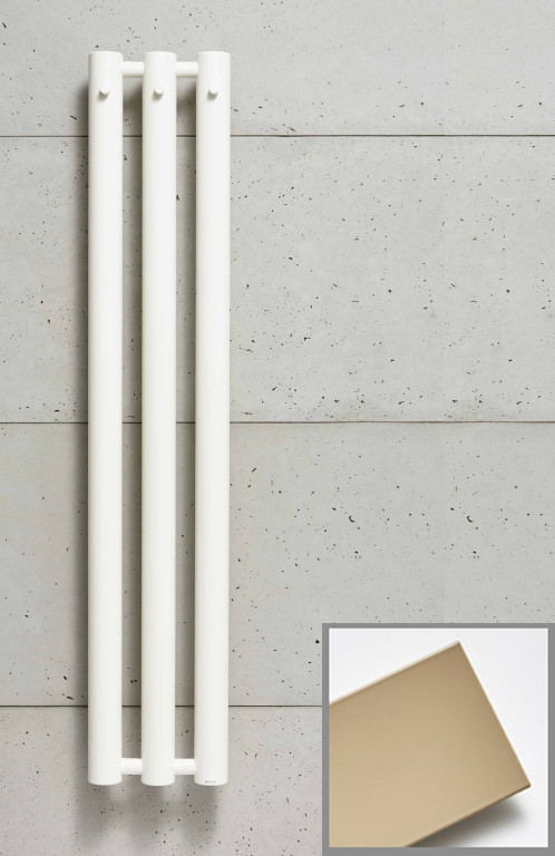 P.M.H PMH Rosendal Masive R70/3GB koupelnový radiátor 292x1500 mm - šedobéžová lesk (P.M.H.)