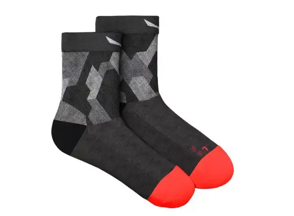 Dámské ponožky Pedroc Camo Alpine Merino Quarter 69040-0911 black out