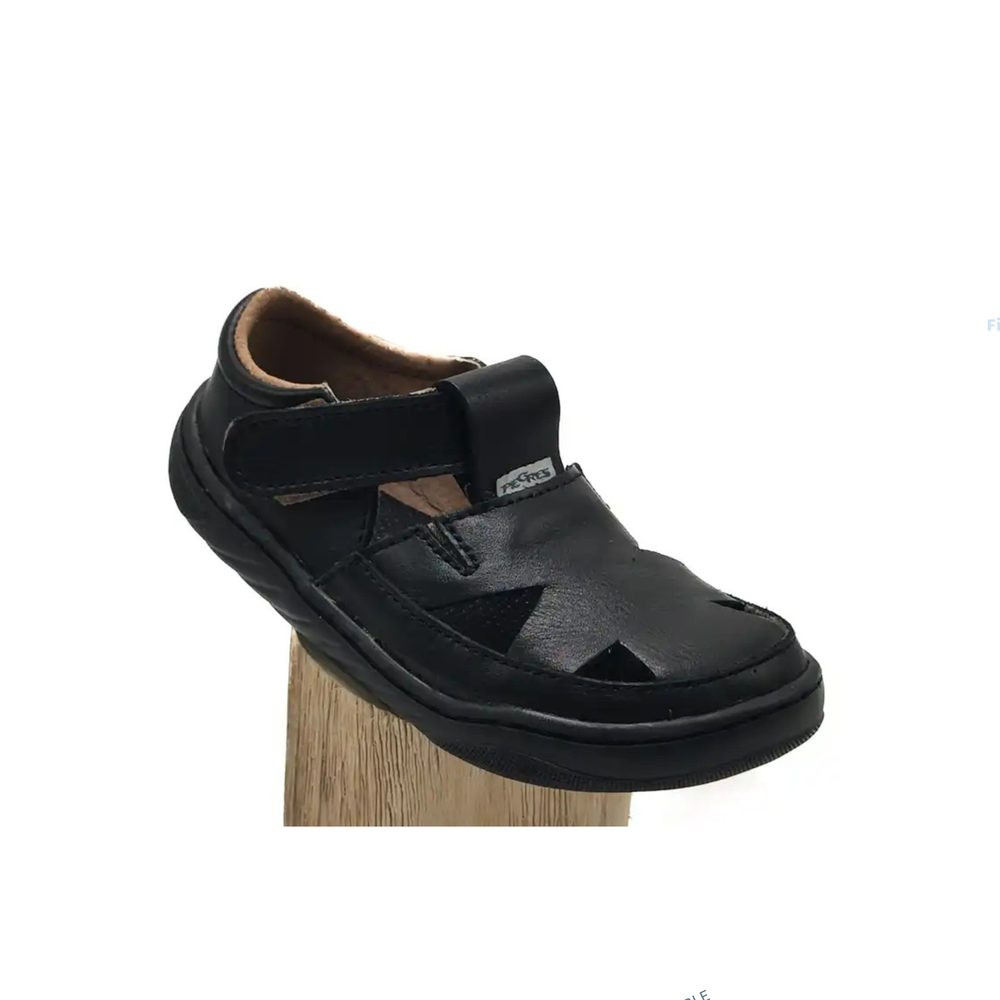 PEGRES SANDÁLKY SBF 51L Černá Dětské barefoot sandály - 25