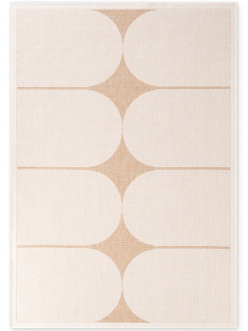 Oboustranný koberec Duet Bowen krémový / béžový