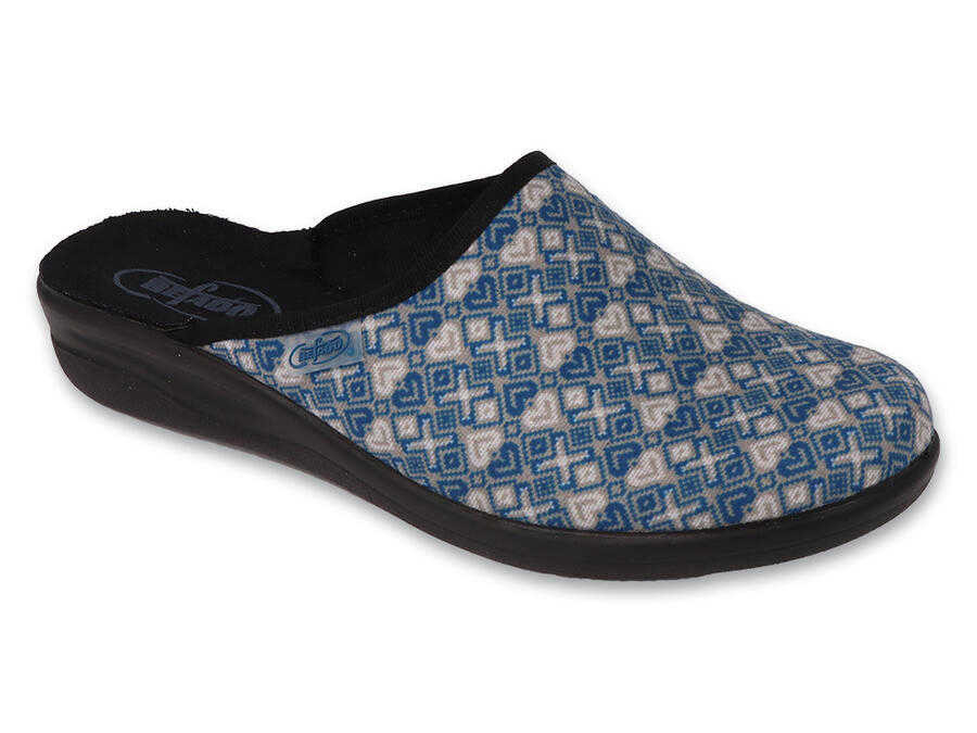 BEFADO 551D004 dámské pantofle PATI ZŠ modré 36 551D004_36