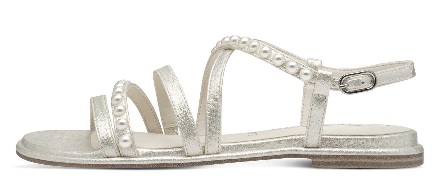Tamaris 1-28143-44-179 Dámské sandály stříbrné 37