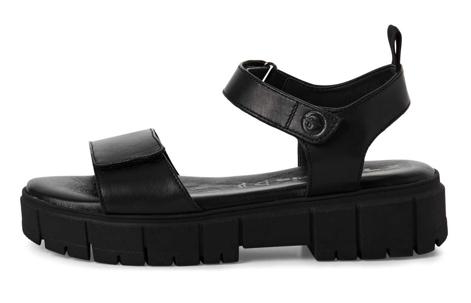 Tamaris 1-28209-44-001 Dámské sandály na klínku černé 37