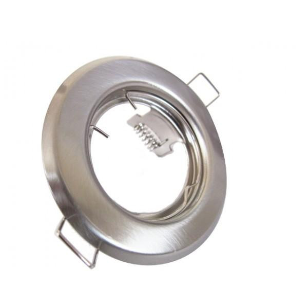 PREMIUMLUX Podhledové bodové svítidlo ALFA matný chrom + patice, LUX01225