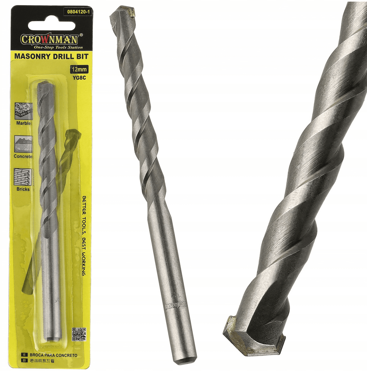 Berge Ocelový vrták do betonu 10mm