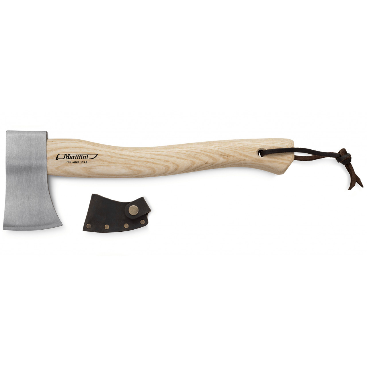 Sekera Marttiini Camping Axe Carbon - hnědá-stříbrná