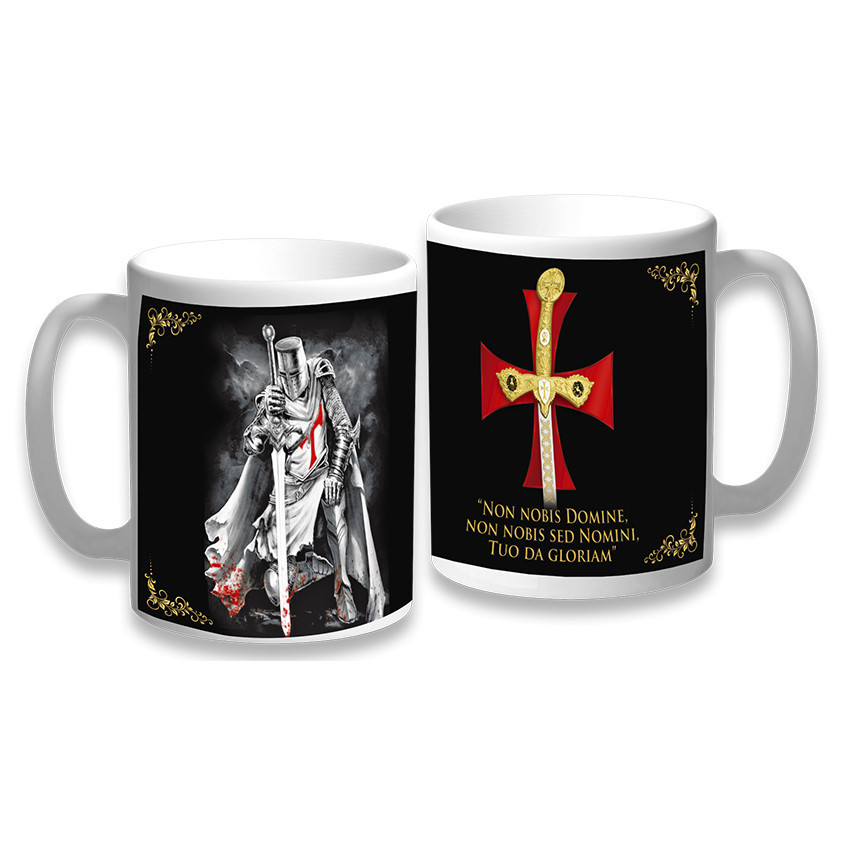 Hrnek Barbaric Templářský rytíř - barevný