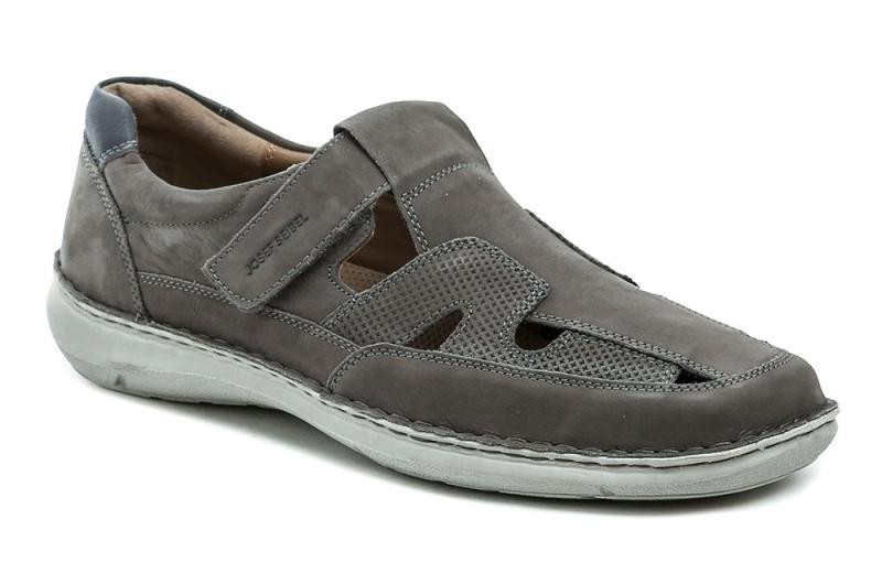 Josef Seibel 44981-518 New Anvers 81 šedé pánské nadměrné polobotky