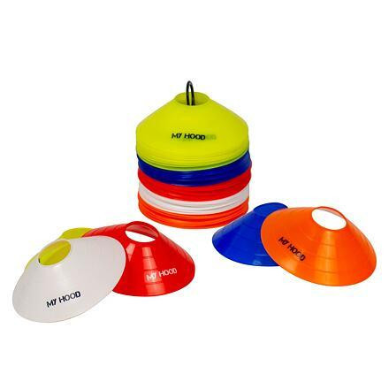 My Hood 302044 Tréninkové ploché kužely 50 ks