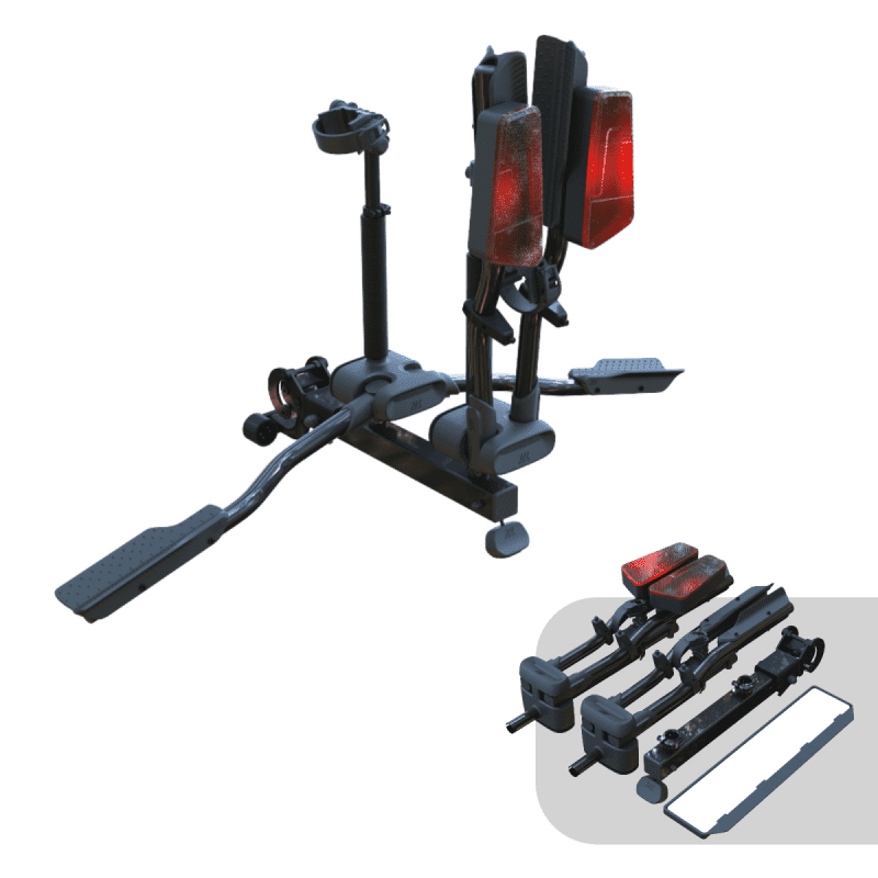 Nosič kol na tažné zařízení TMK Fly 02 (černý) +  vak