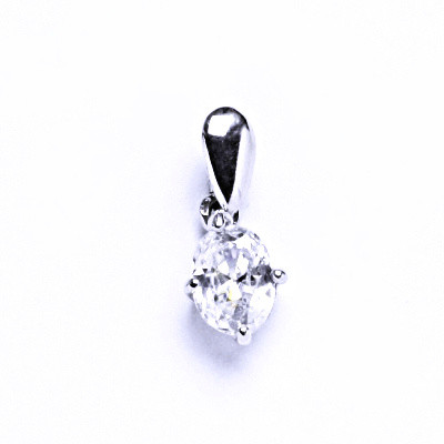 Stříbrné přívěsky se zirkony, přívěšek ze stříbra VP116 B.Z.