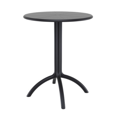 SIESTA Venkovní plastový stůl OCTOPUS 60 HODNOTY - barva plastu Siesta černá  6892