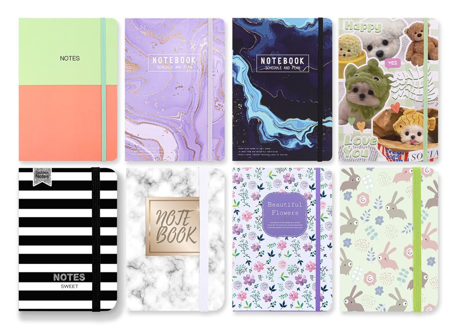 MFP 7501621 Blok s gumkou A6 80 listů mix č.6 linka