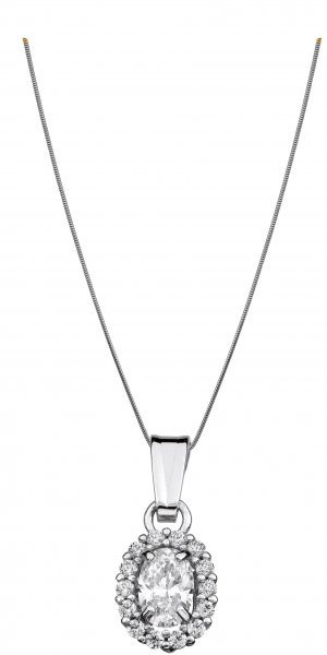 Přívěsek se syntetickými kameny 346-087-000646 1.40g