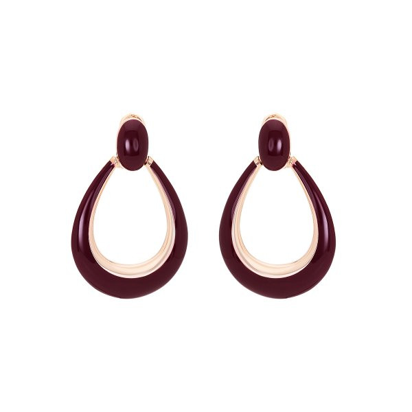 Náušnice s imitací kamenů 638-637-RVI140 18.00g