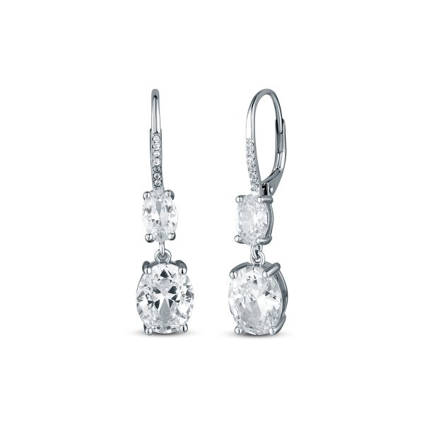 Náušnice se syntetickými kameny 136-391-B02688-0000