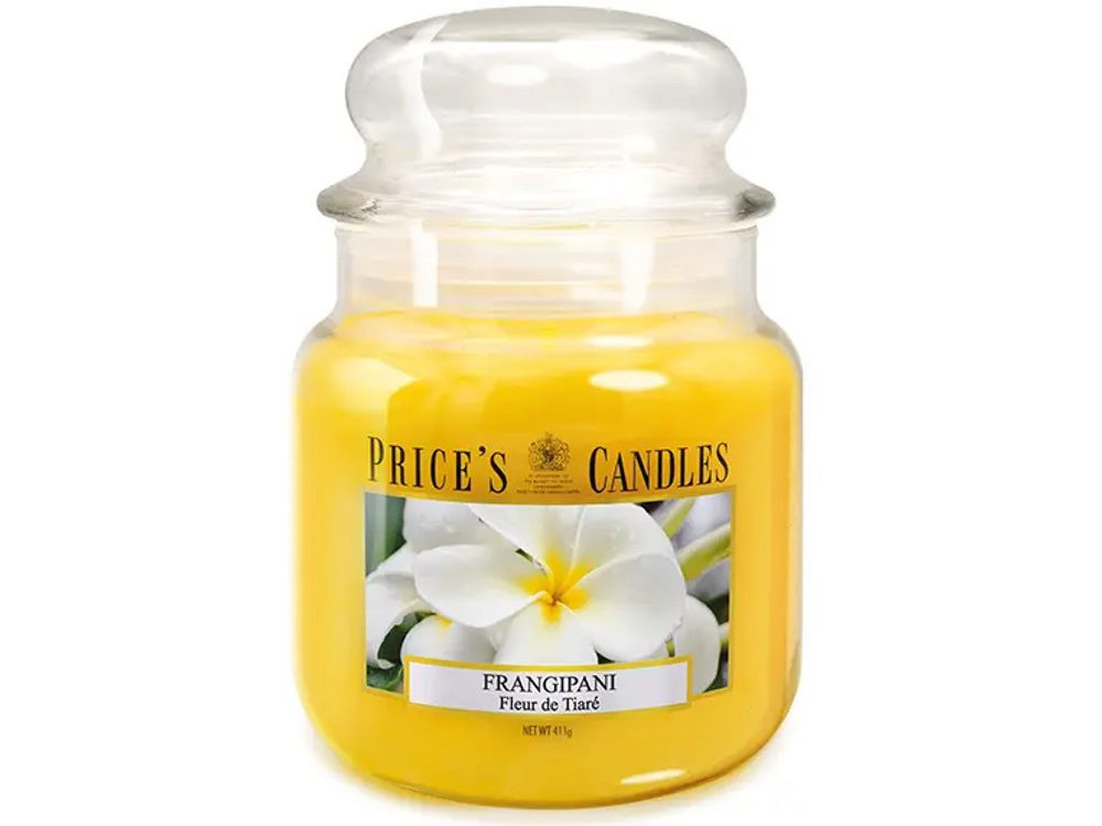 Price’s PRICE'S MIDI svíčka ve skle Frangipani - hoření 90h