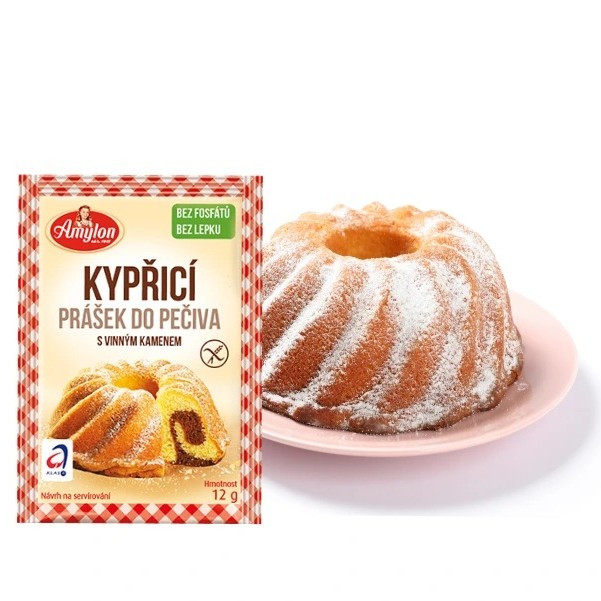 Amylon Kypřicí prášek do pečiva bez lepku 12g
