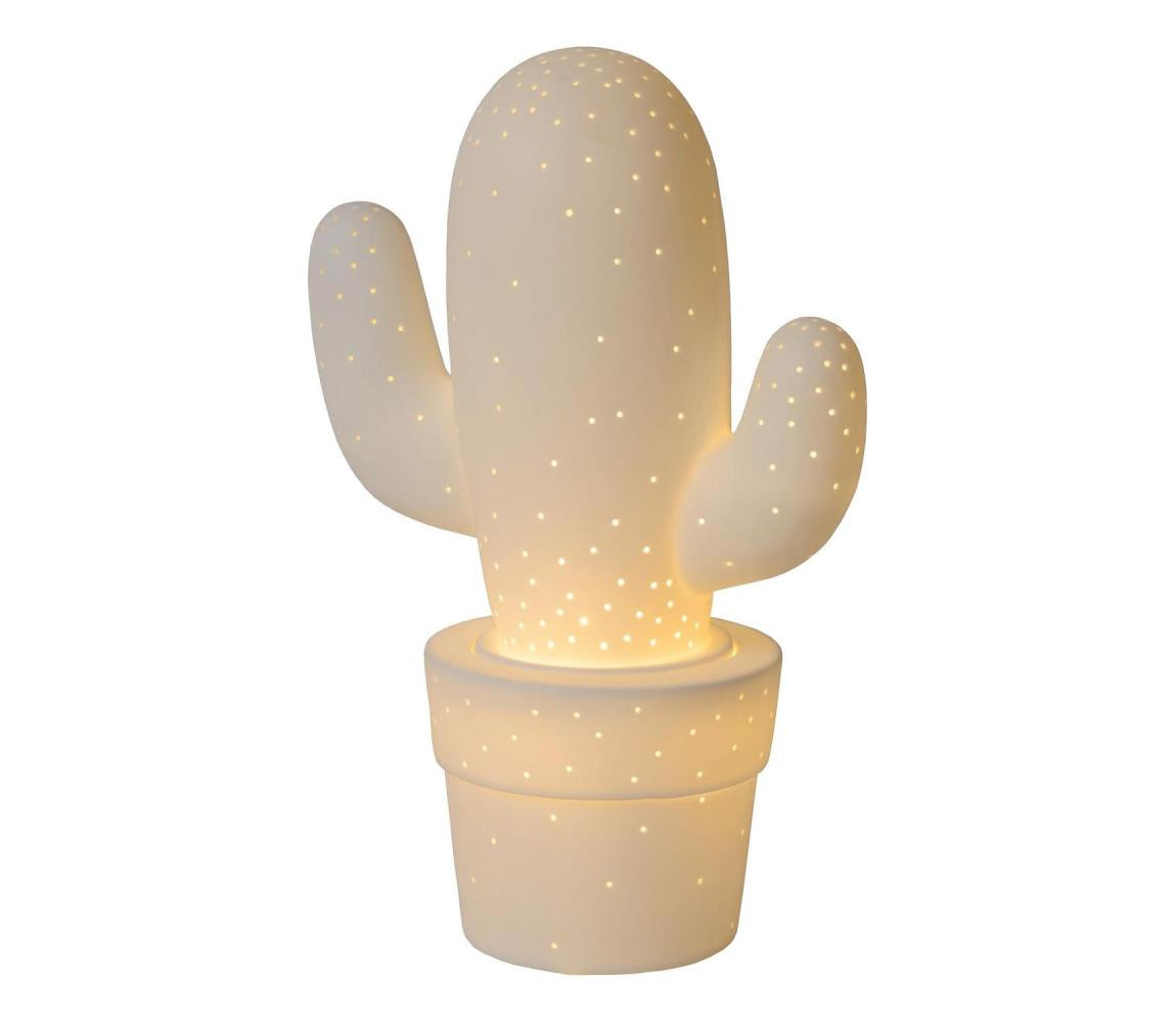 Lucide Lucide 13513/01/31 - Stolní lampa CACTUS 1xE14/40W/230V bílá