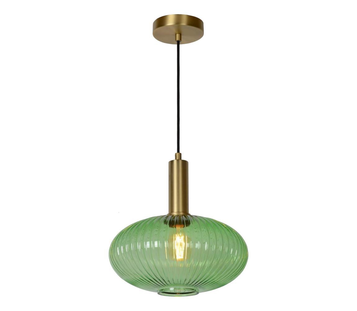 Lucide Lucide 45386/30/33 - Lustr na lanku MALOTO 1xE27/40W/230V pr. 30 cm zelená