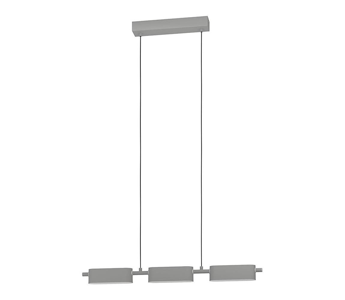 Eglo Eglo 99819 - LED Stmívatelný lustr na lanku ROVIRA 3xLED/6,7W/230V stříbrná