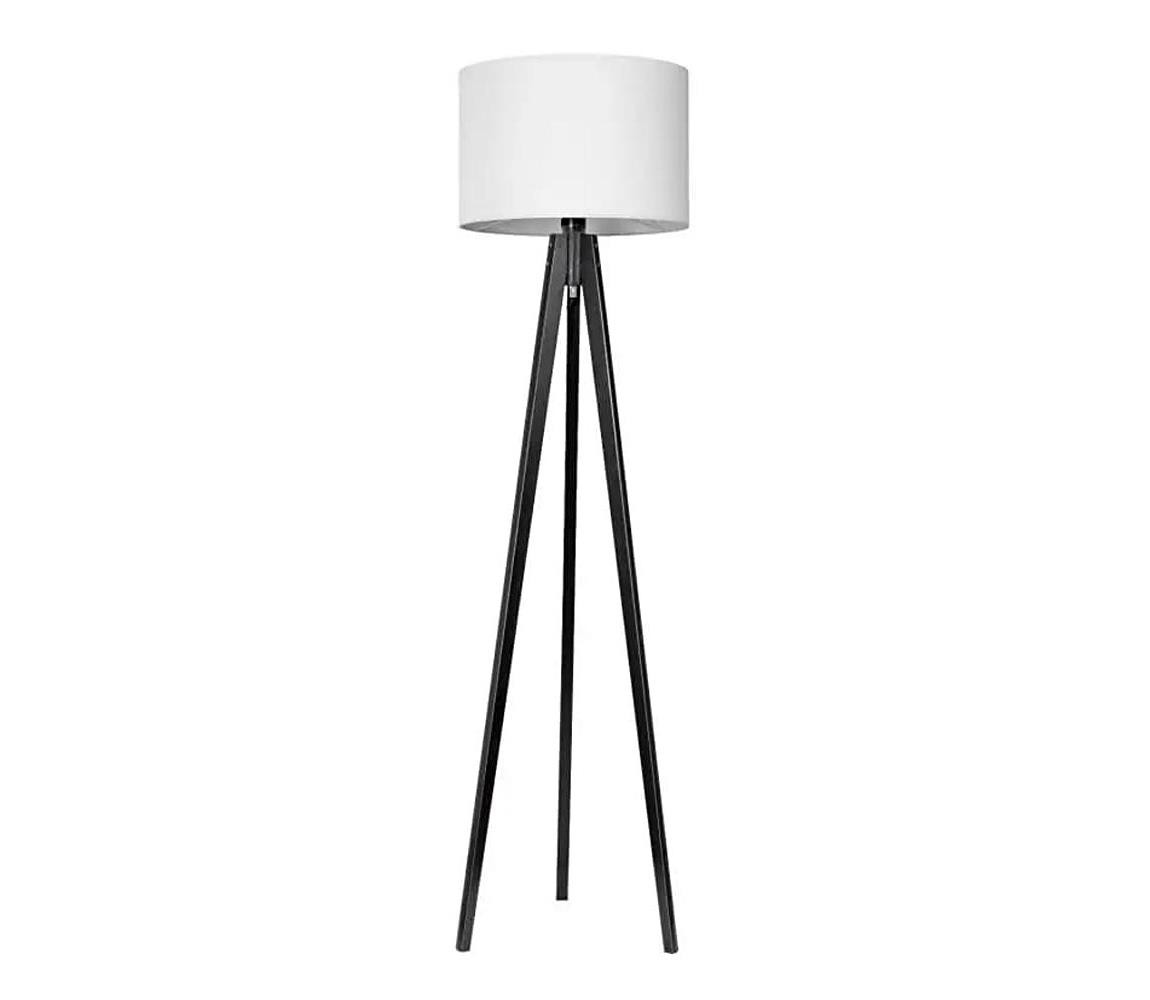 Stojací lampa ROLLER 1xE27/60W/230V wenge bílá