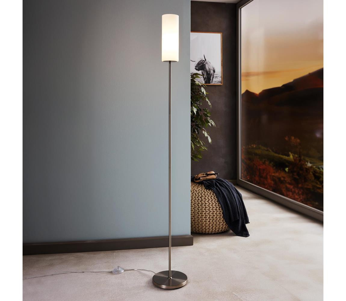 Eglo EGLO 85982 - Stojací lampa TROY 3 1xE27/40W bílá